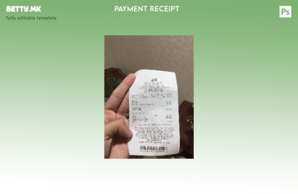 Модерен стил на H&M шаблон за проверка за плаќање на мало